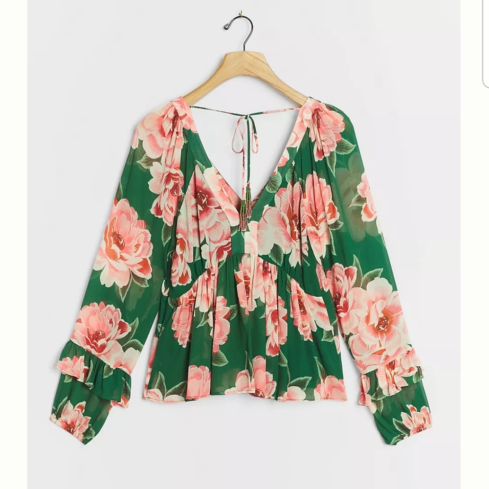 NWT Farm Rio Rayna Blouse